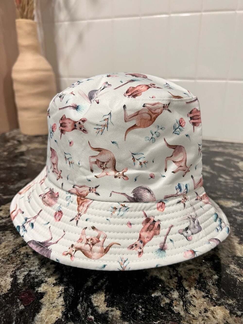 Reversible Australian Animal Print Bucket Hat - Picture 3 of 4